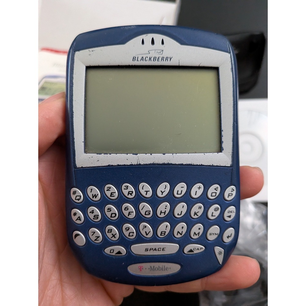 T-Mobile Blackberry 6230 Handheld Phone + Box + Accessories Prop Phone Untested - Picture 4 of 15